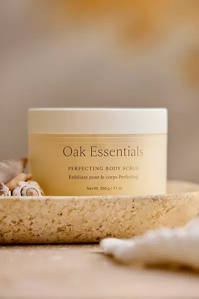 Terrain Oak Essentials Perfecting Body Scrub In White