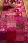 Terrain Patchwork Table Runner In Pink