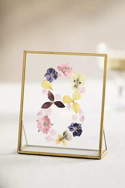 Terrain Pressed Floral Table Number In Multi