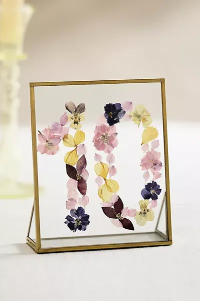 Terrain Pressed Floral Table Number In Multi