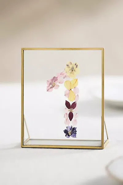 Terrain Pressed Floral Table Number In Multi