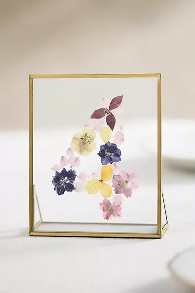 Terrain Pressed Floral Table Number In Multi