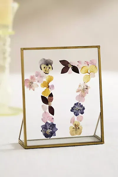 Terrain Pressed Floral Table Number In Multi