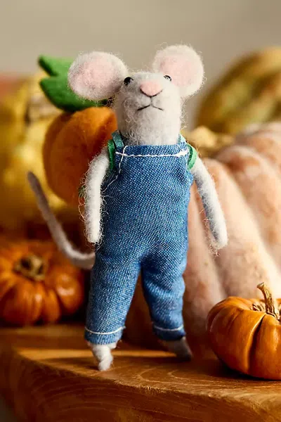Terrain Pumpkin Backpack Mouse Felt Critter In Multicolor