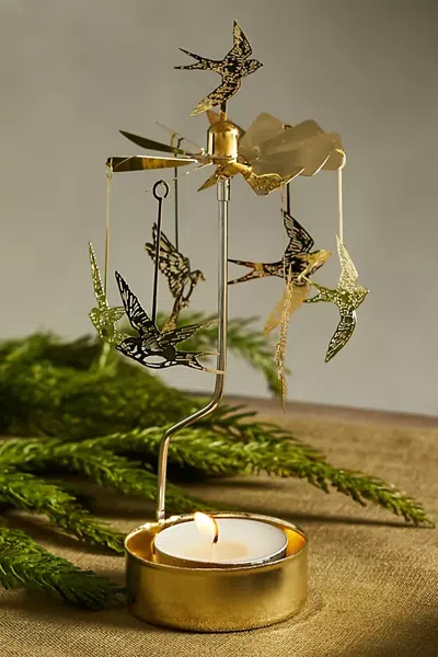 Terrain Rotary Candle, Starling In Gold