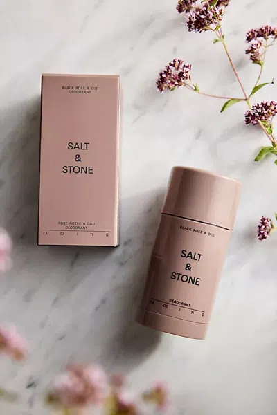 Terrain Salt + Stone Deodorant, Black Rose + Oud In Multicolor