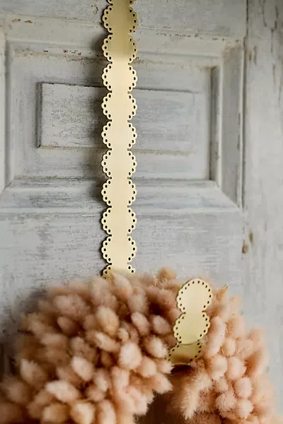 Terrain Scalloped Lace Wreath Hanger In Gold