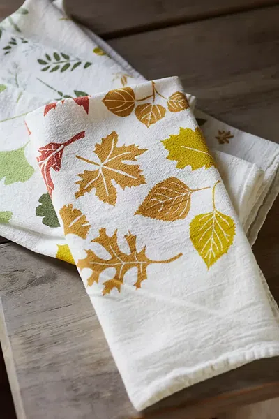 Terrain Seasonal Transitions Dish Towel In White