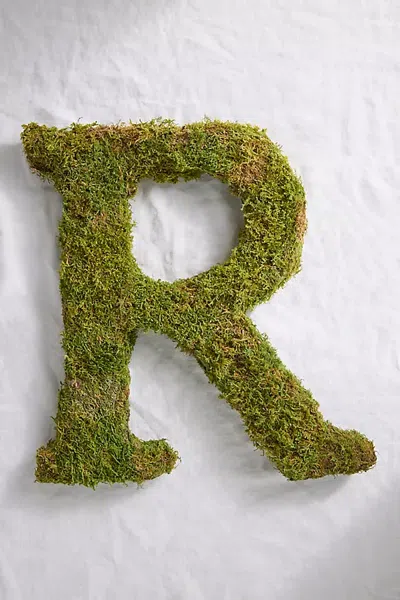 Terrain Sheet Moss Letter In Green