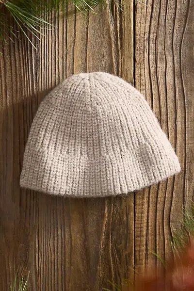 Terrain Slouchy Cozy Rib Beanie In Beige