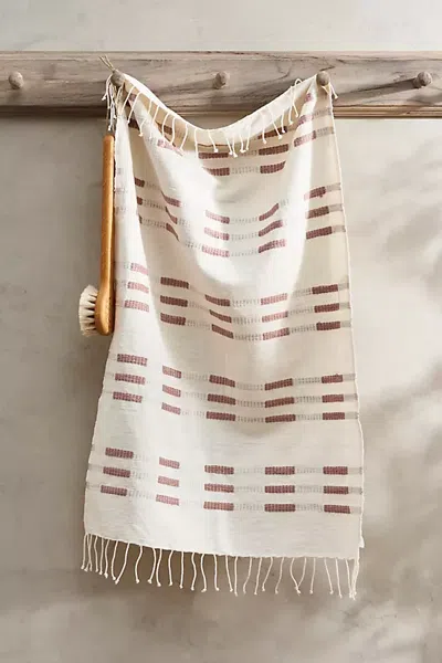 Terrain Soho Cotton Hand Towel, Clay In Brown