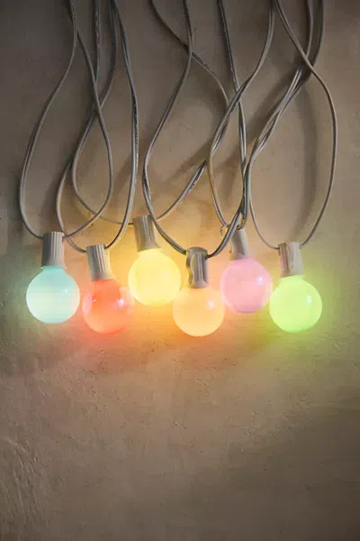 Terrain Stargazer Garden Lights, Set Of 21 Bulbs, Iridescent Pastille In Multi