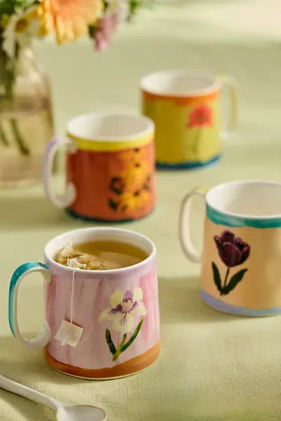 Terrain Superbloom Stoneware Mug In Yellow