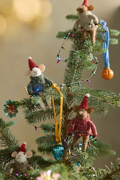 Terrain Trimming The Tree Illuminated Felt Critter Scene In Multi
