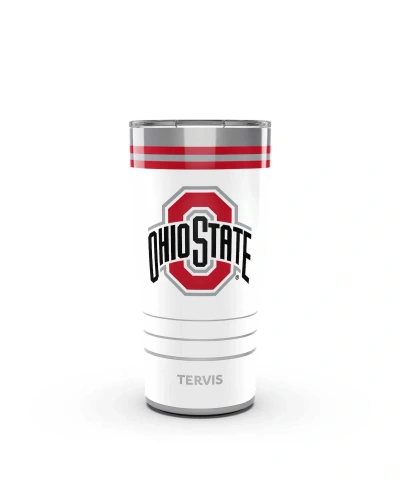 Tervis Tumbler Ohio State Buckeyes Arctic 20 oz Stainless Steel Tumbler In White