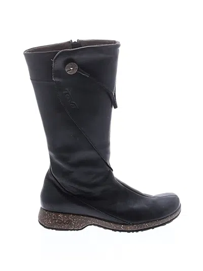 Pre-owned Teva Boots In Black