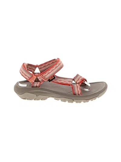 Pre-owned Teva Sandals In Orange