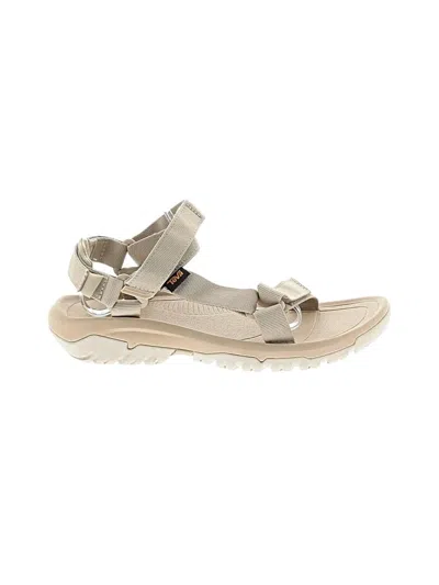 Pre-owned Teva Sandals In Tan