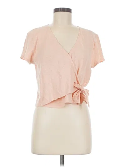 Pre-owned Texture & Thread Madewell Short Sleeve T-shirt In Pink