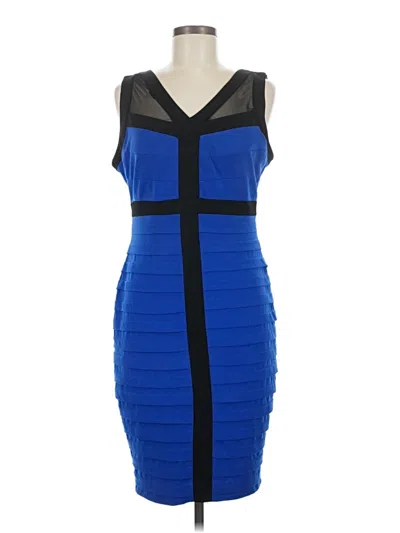 Pre-owned Thalia Sodi Cocktail Dress In Blue