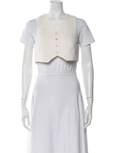 Pre-owned The Andamane Vest In White