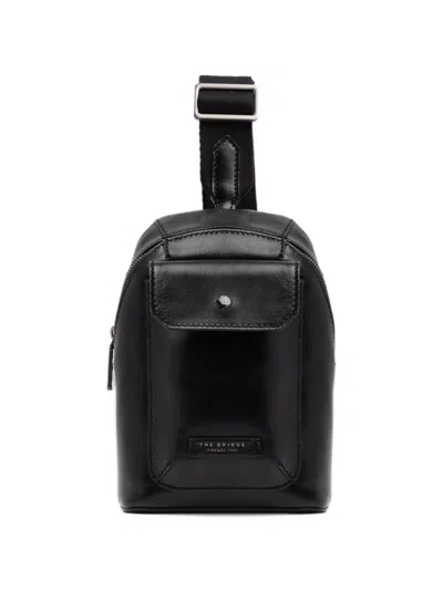 The Bridge Leather Belt Bag In Black