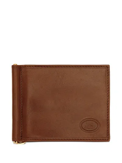 The Bridge Story Leather Money-clip Wallet In Brown