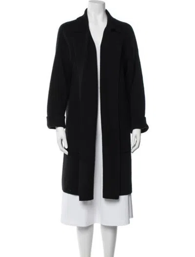 Pre-owned The Cashmere Project Cashmere Coat In Black