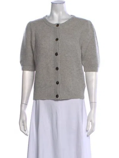 Pre-owned The Cashmere Project Cashmere Crew Neck Sweater In Grey