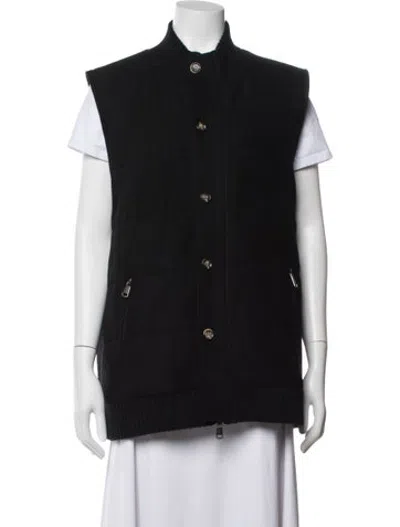 Pre-owned The Cashmere Project Cashmere Mock Neck Sweater In Black