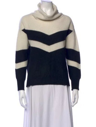 Pre-owned The Cashmere Project Cashmere Striped Sweater In Multicolor