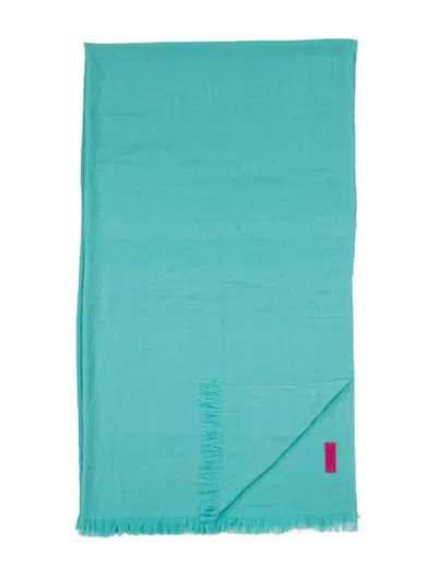 Pre-owned The Elder Statesman Woven Blanket In Blue
