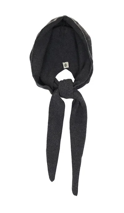 The Garment Como Hood Scarf In Grey