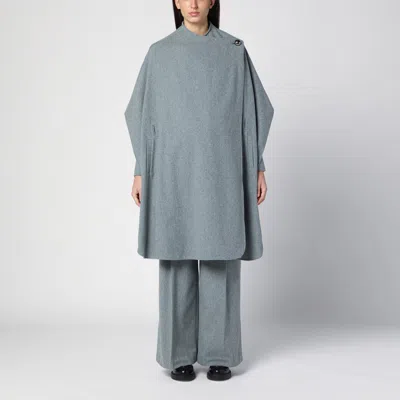 The Garment Grey Wool-blend Cape In Gray