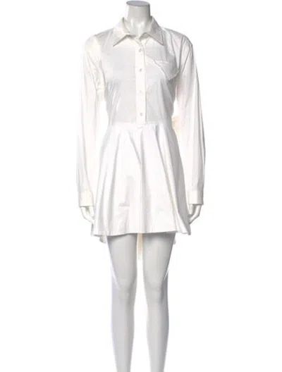 Pre-owned The Garment Mini Dress In White