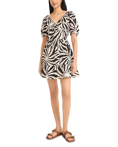 The Good Journey Tiered Minidress In Multi