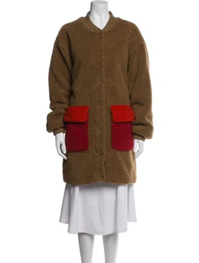 Pre-owned The Great Bomber Jacket In Brown