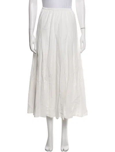 Pre-owned The Great Midi Length Skirt In Neutrals