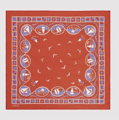 The Great The Sailboat Bandana In Red