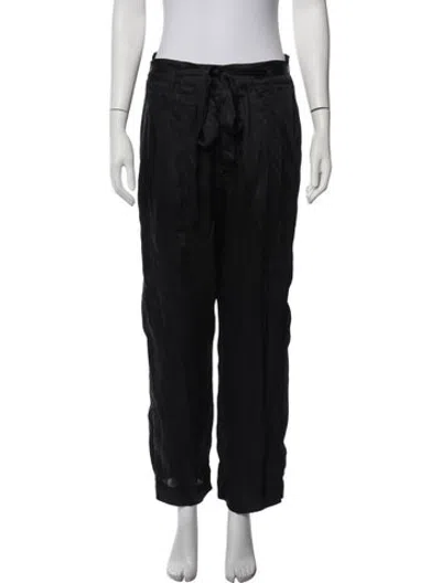 Pre-owned The Great Wide Leg Pants In Black