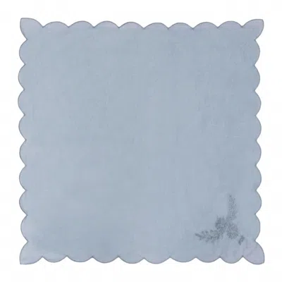 The Great Women's The Scalloped Bandana In Faded Indigo  In Multi