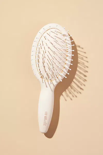 The Hair Edit Smooth & Polish Mini Brush In White