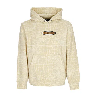 The Hundreds Men's Lightweight Hooded Sweatshirt Croc Pullover Off White