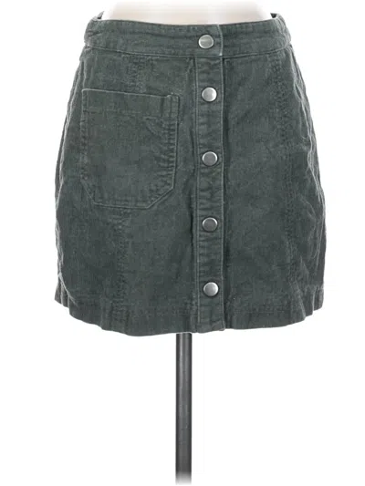 Pre-owned The Impeccable Pig Denim Skirt In Gray
