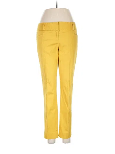 Pre-owned The Limited Casual Pants In Yellow