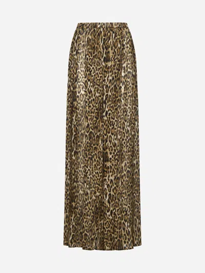The Nina Studio Hathor Leopard Print Trousers