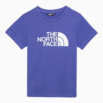 The North Face Blue Cotton-blend T-shirt With Logo