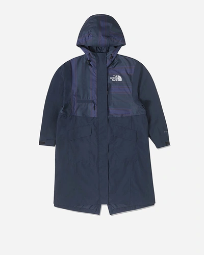 The North Face D3 City Dryvent Long Jacket In Blue