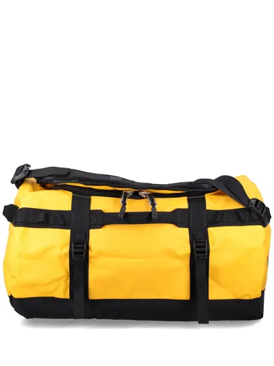 The North Face Flyweight Mesh Mini D-zip Mesh Handbag With Compression Straps In Yellow