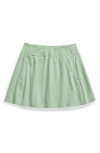 The North Face Kids' On The Trail Water Repellent Skirt In Misty Sage